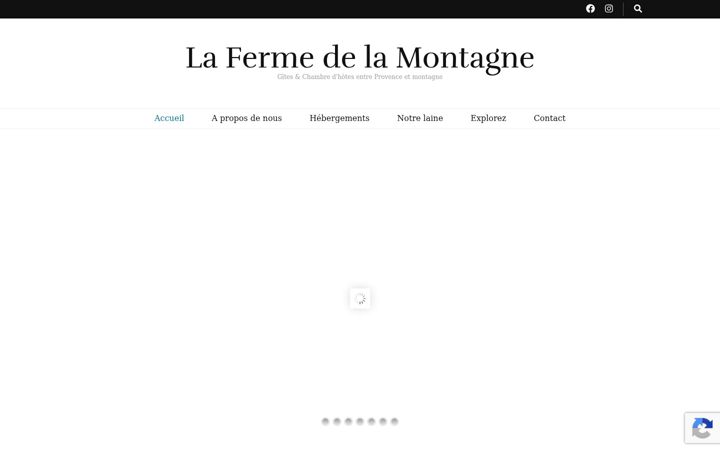 Screenshot of lafermedelamontagne.com