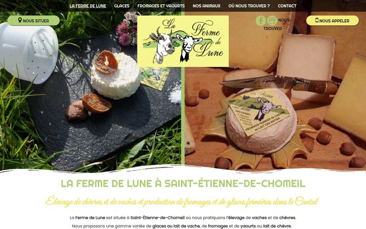 Screenshot of lafermedelune.fr
