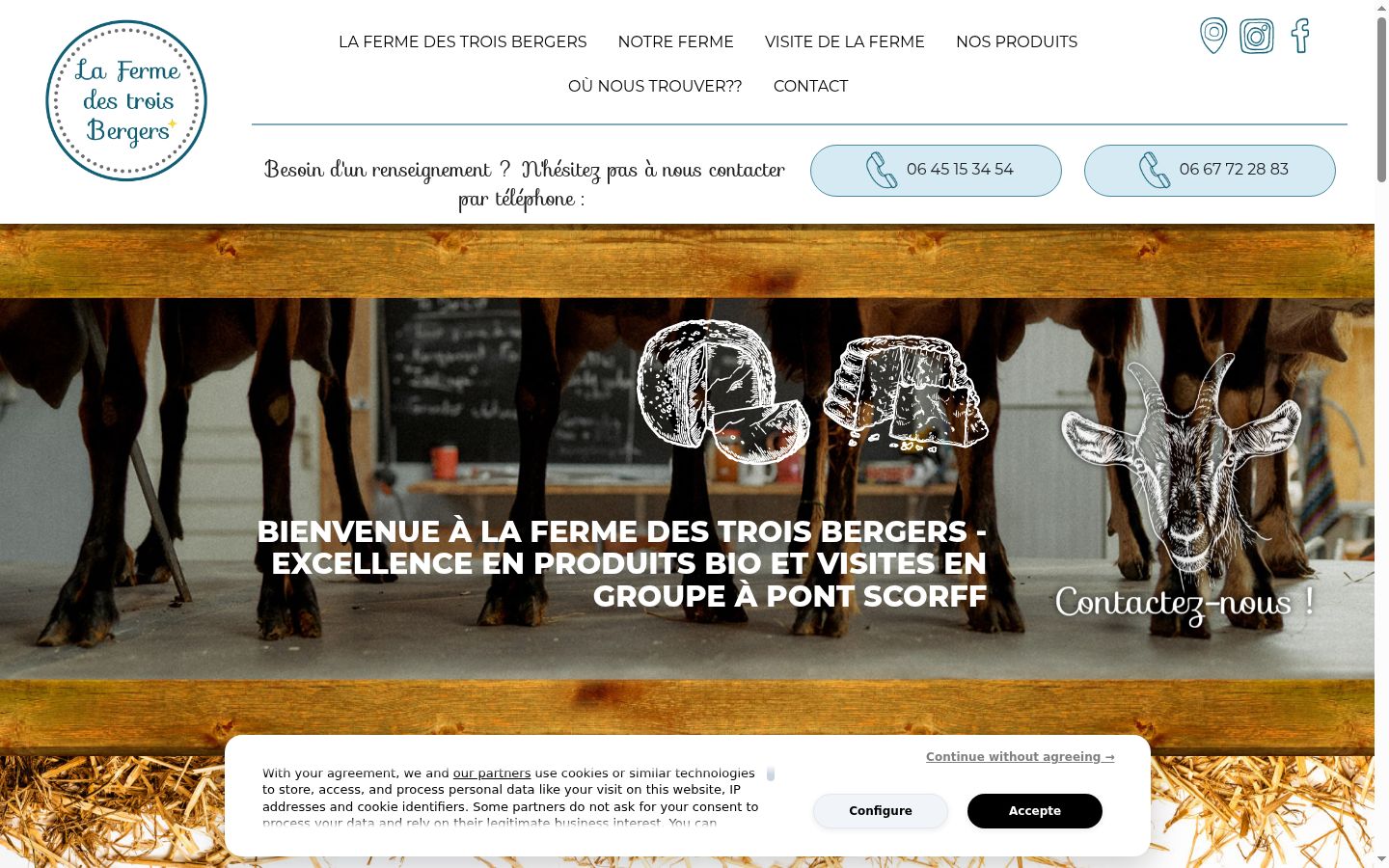 Screenshot tal-banner tal-kunsens muri qabel kwalunkwe interazzjoni