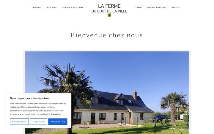 Screenshot of lafermeduboutdelaville.com