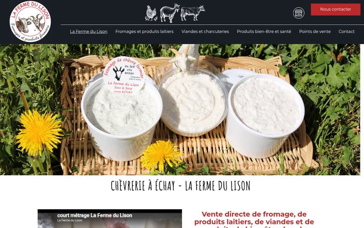 Screenshot of lafermedulison.com