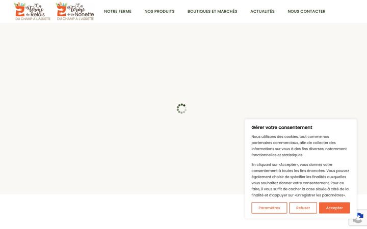 Screenshot of lafermedurelais.com