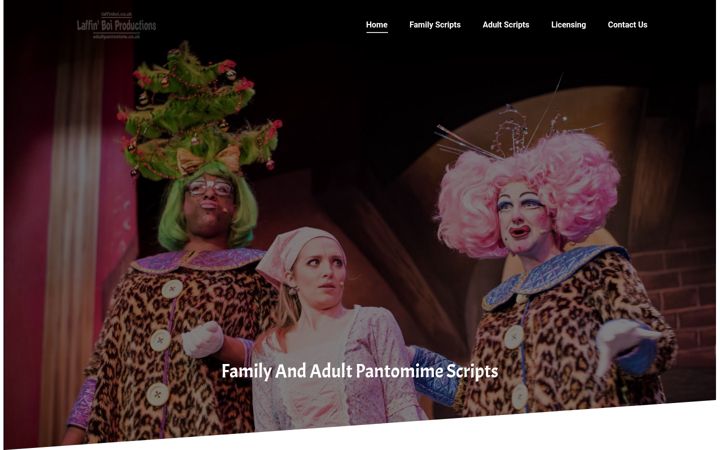 Screenshot of laffinboi.co.uk