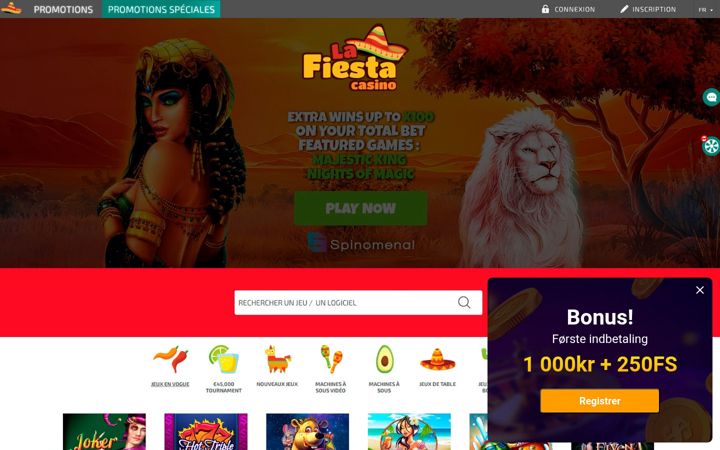 Screenshot of lafiesta-casino.org