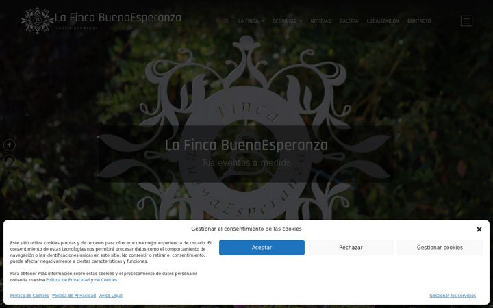 Screenshot of lafincabuenaesperanza.es