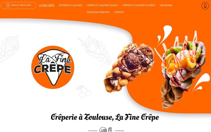 Screenshot of lafinecrepe31.fr