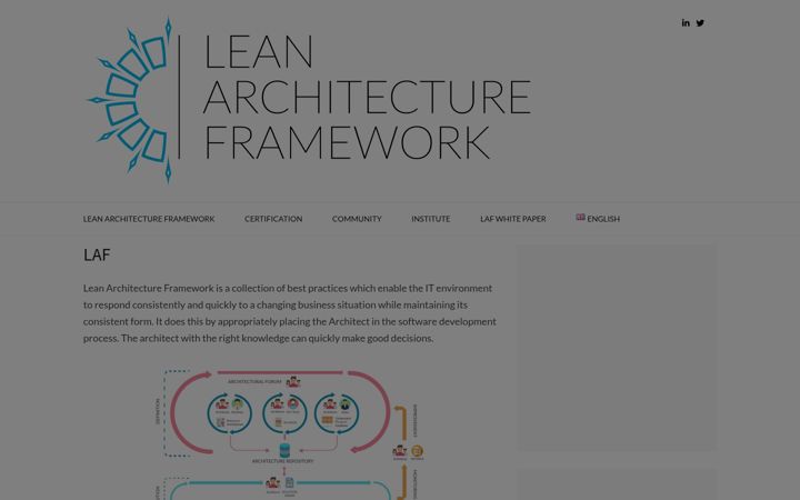 Screenshot of lafinstitute.org