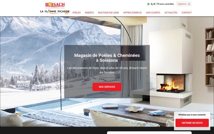 Screenshot of laflammepicarde.com