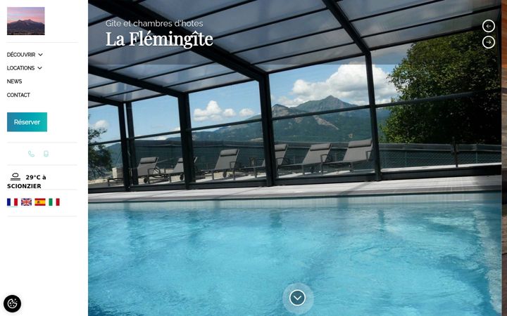 Screenshot of laflemingite.com