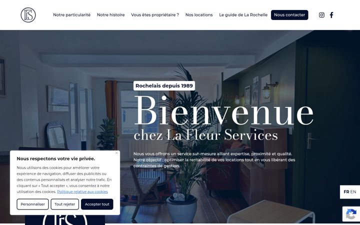 Screenshot of lafleurservices.com