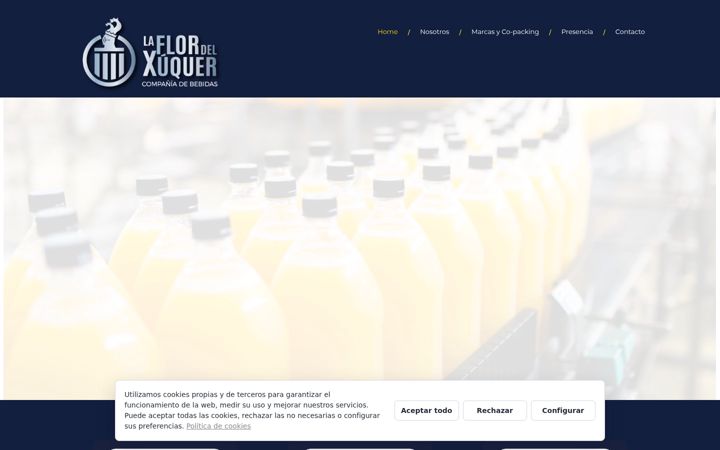 Screenshot of laflordelxuquer.com
