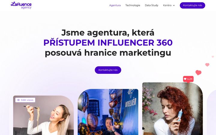 Screenshot of lafluence.com