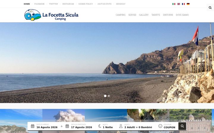 Screenshot of lafocetta.it