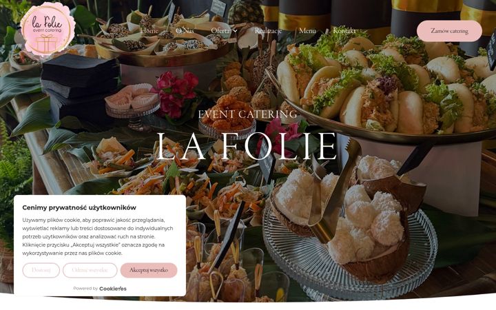 Screenshot of lafolie-eventcatering.pl