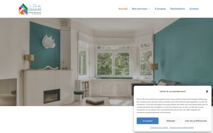 Screenshot of lafoliedescouleurs.fr