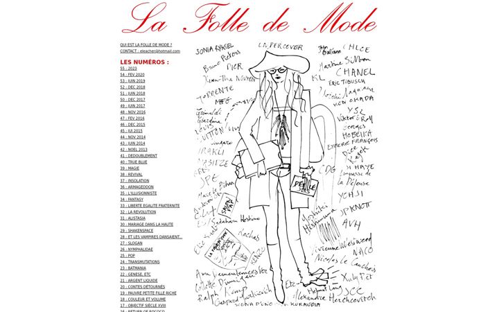 Screenshot of lafolledemode.com