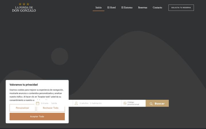 Screenshot of lafondadedongonzalo.com