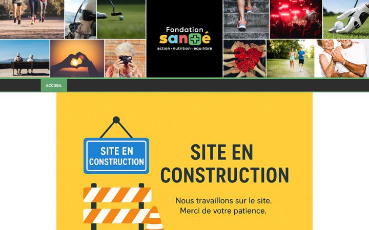 Screenshot of lafondationsante.com