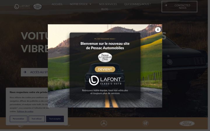 Screenshot of lafont-classic-auto.com