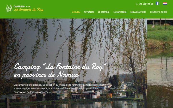 Screenshot of lafontaineduroy.be