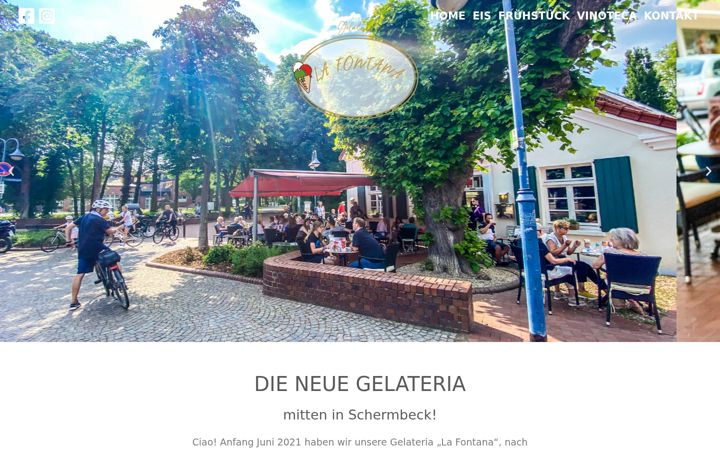 Screenshot of lafontana-schermbeck.de