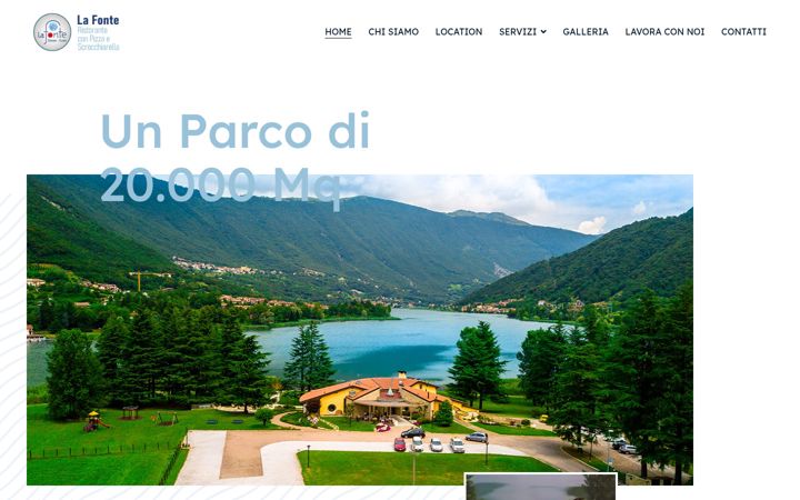Screenshot of lafonteristorante.it