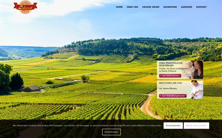 Screenshot of laforest.ch