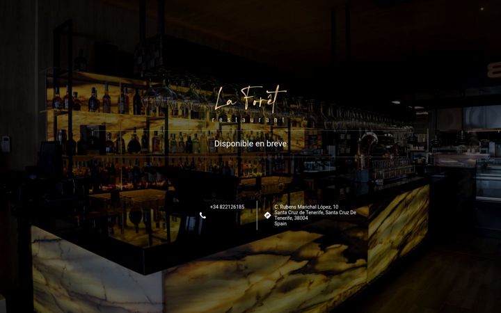 Screenshot of laforet-restaurant.com