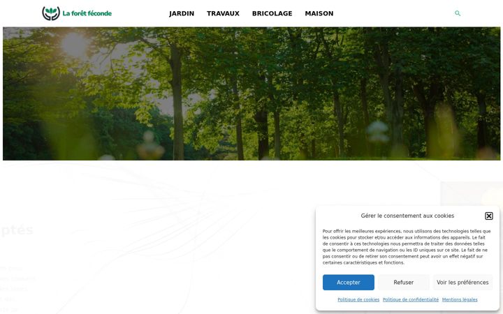 Screenshot of laforetfeconde.fr