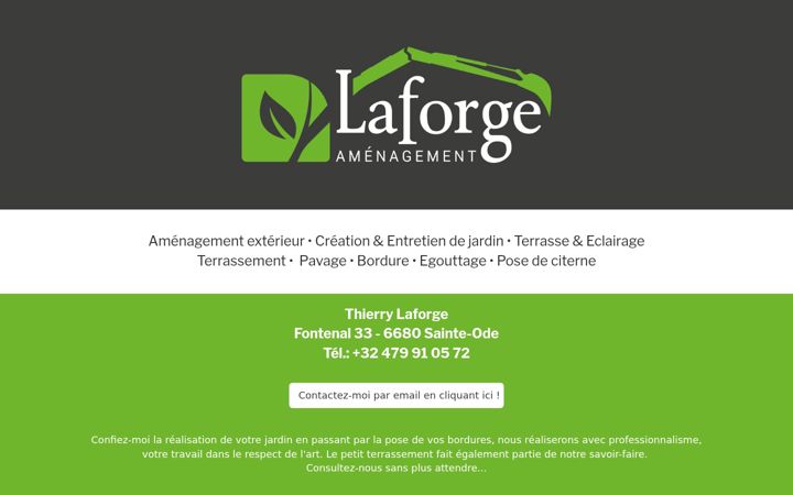 Screenshot of laforge-amenagement.be
