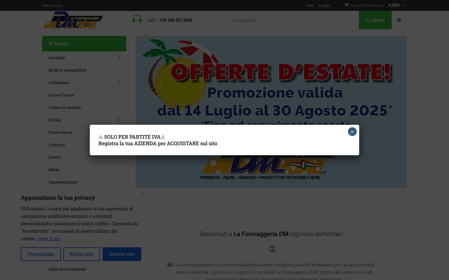 Captură de ecran a bannerului de consimțământ afișat înainte de orice interacțiune
