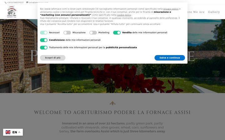 Screenshot of lafornace.com