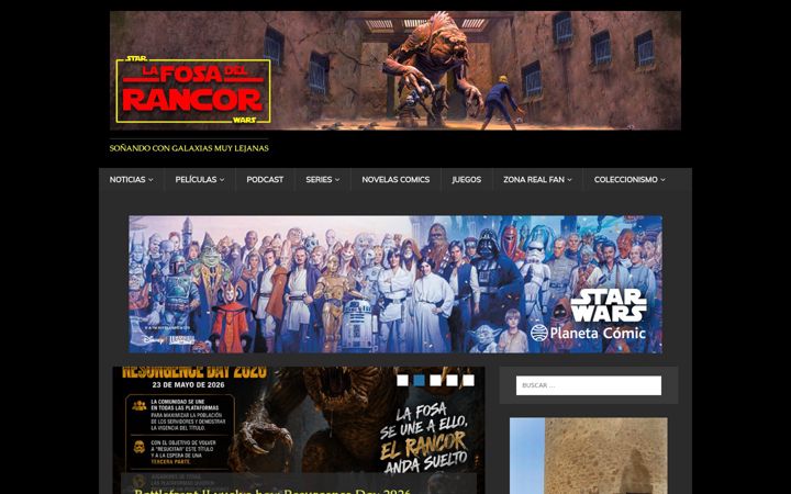 Screenshot of lafosadelrancor.com