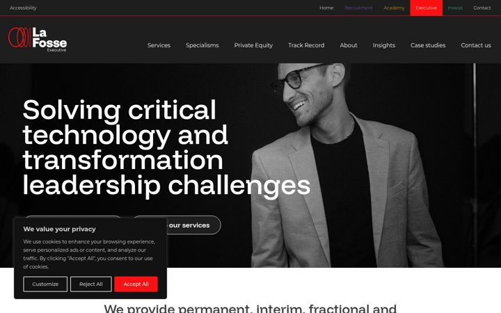 Screenshot of lafosseexecutive.com