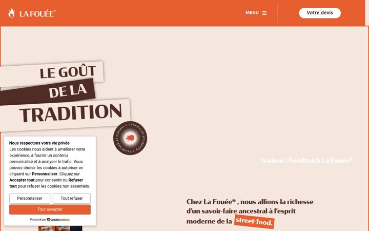 Screenshot of lafouee.com