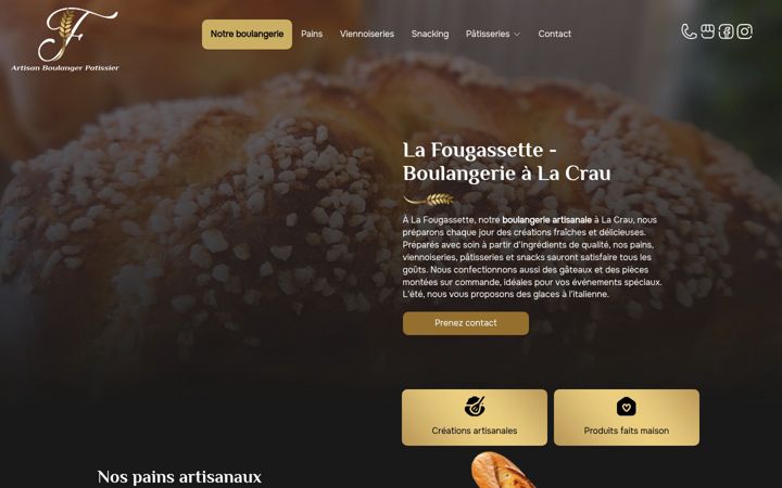 Screenshot of lafougassette.fr