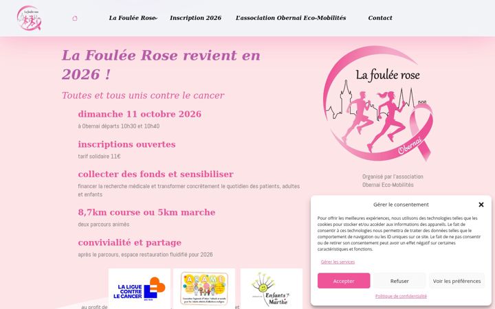 Screenshot of lafouleerose.fr