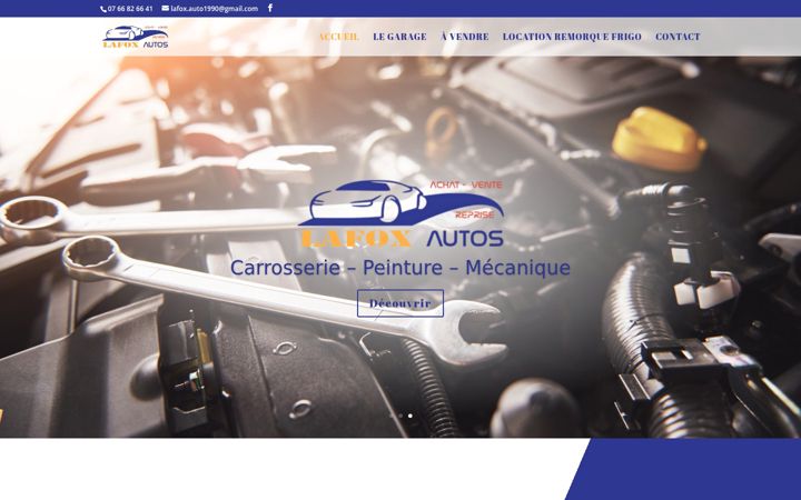 Screenshot of lafoxautos47.fr