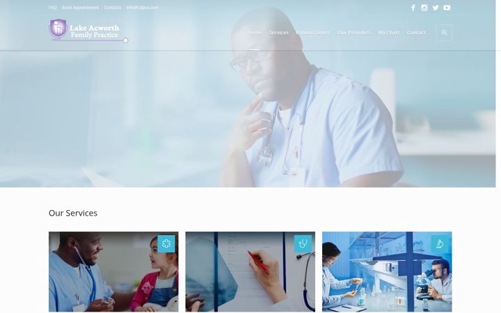 Screenshot of lafpra.com