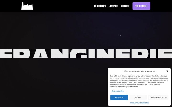 Screenshot of lafranginerie.com