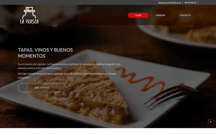 Captura de pantalla de lafrasca.es