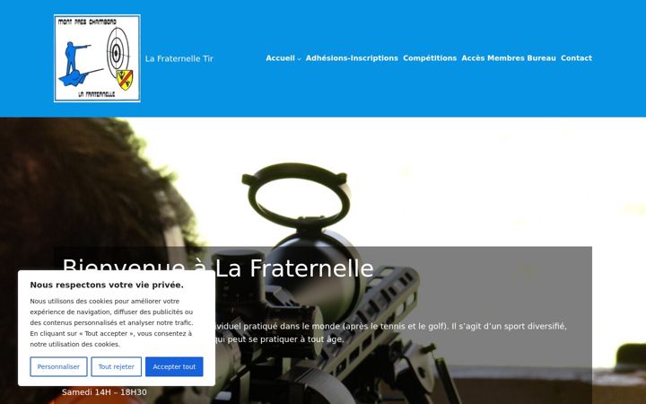 Screenshot of lafraternelletir41.fr