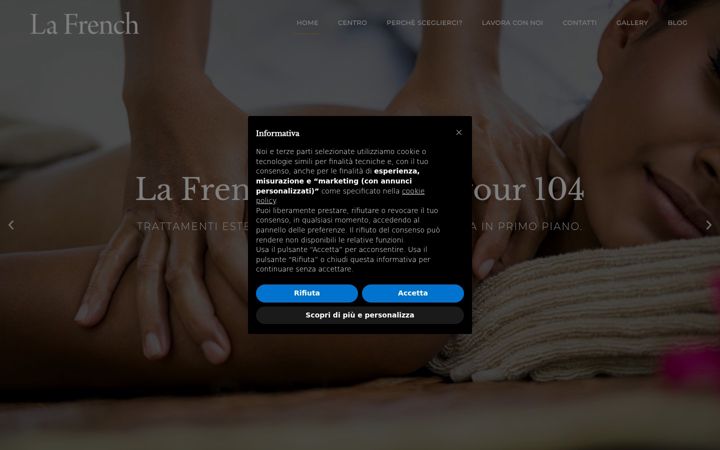 Screenshot of lafrenchbeauty.it