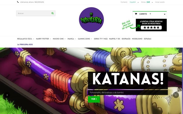 Screenshot of lafrikileria.com