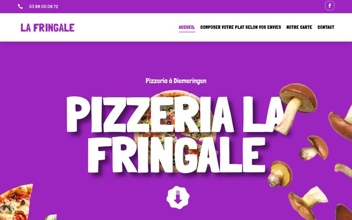 Screenshot of lafringale67.fr