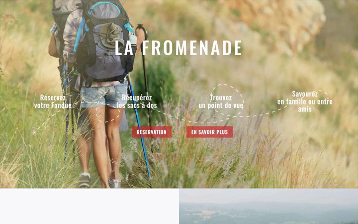 Screenshot of lafromenade.be