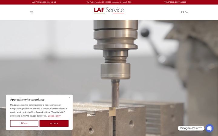 Screenshot of lafservice.eu