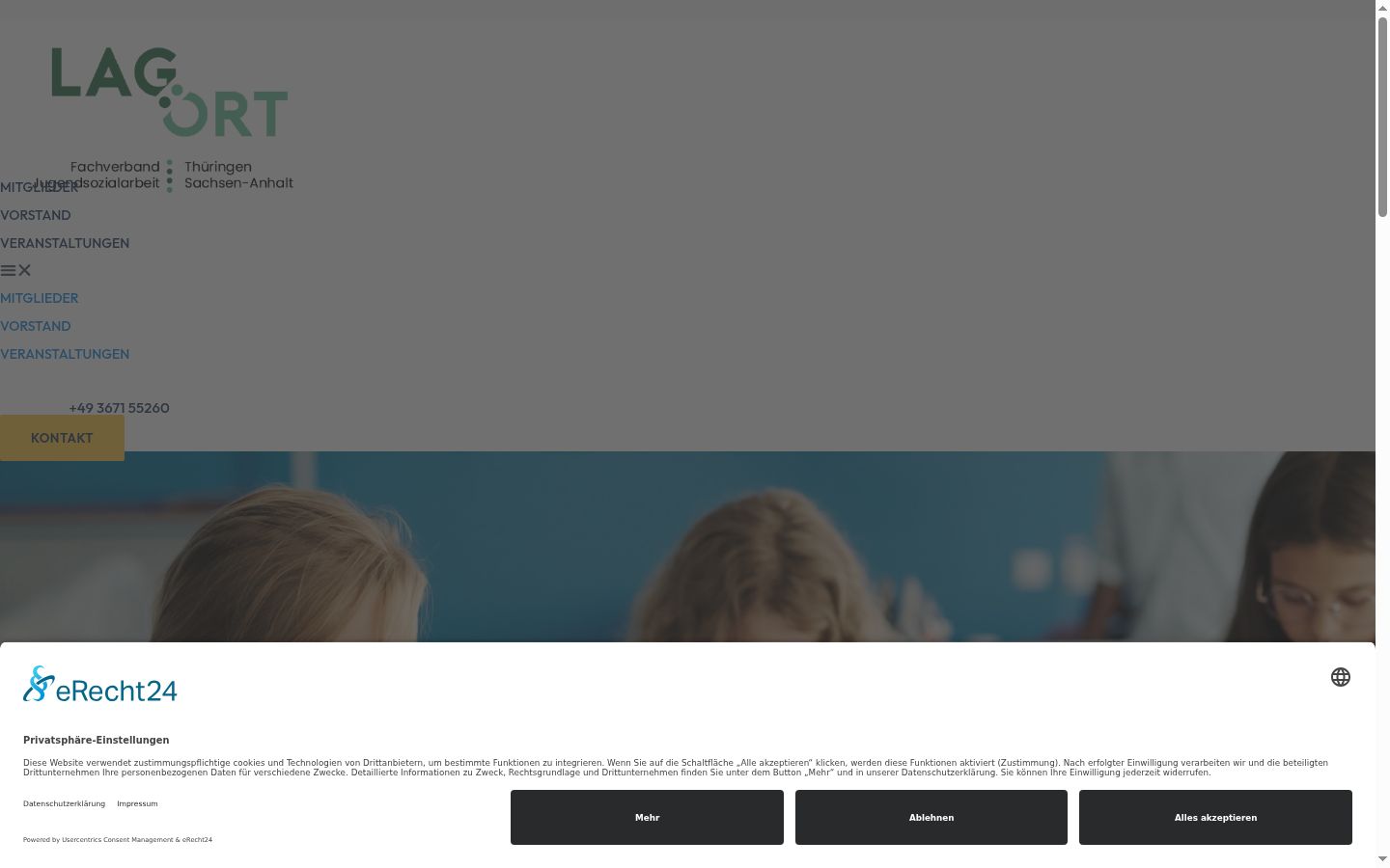 Screenshot tal-banner tal-kunsens muri qabel kwalunkwe interazzjoni