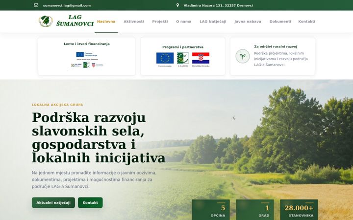 Screenshot of lag-sumanovci.hr