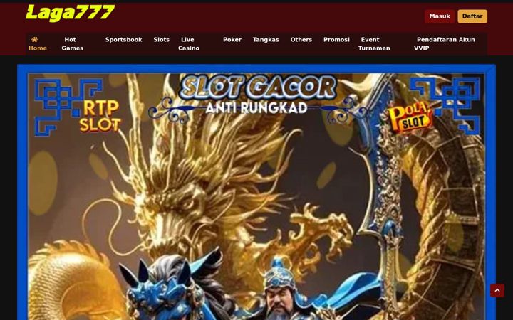 Screenshot of laga777.org